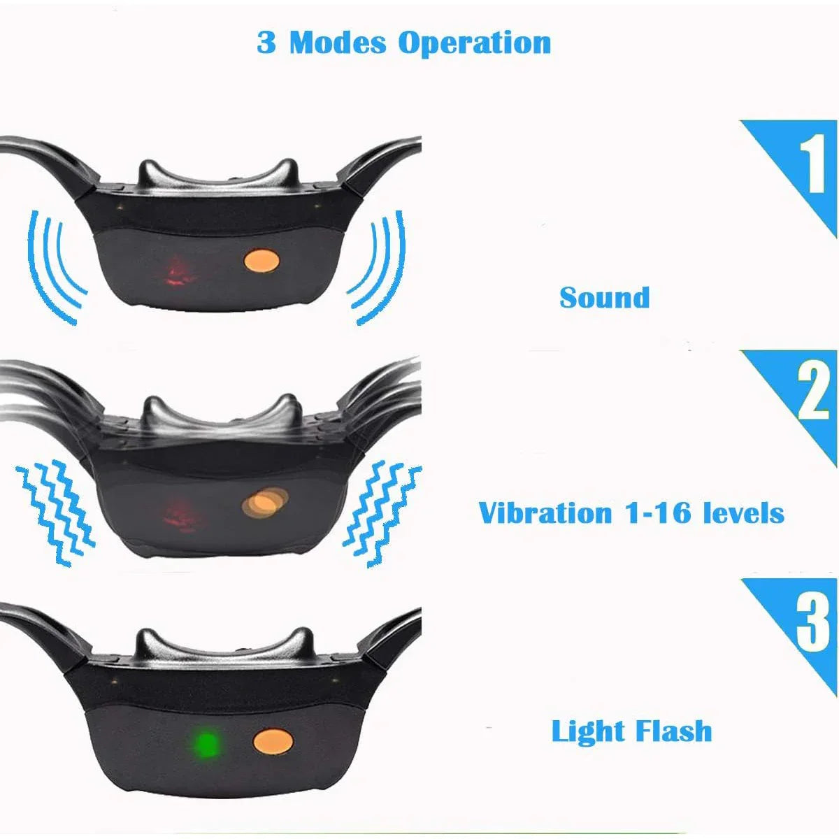 Rechargeable Waterproof Dog Training Collar