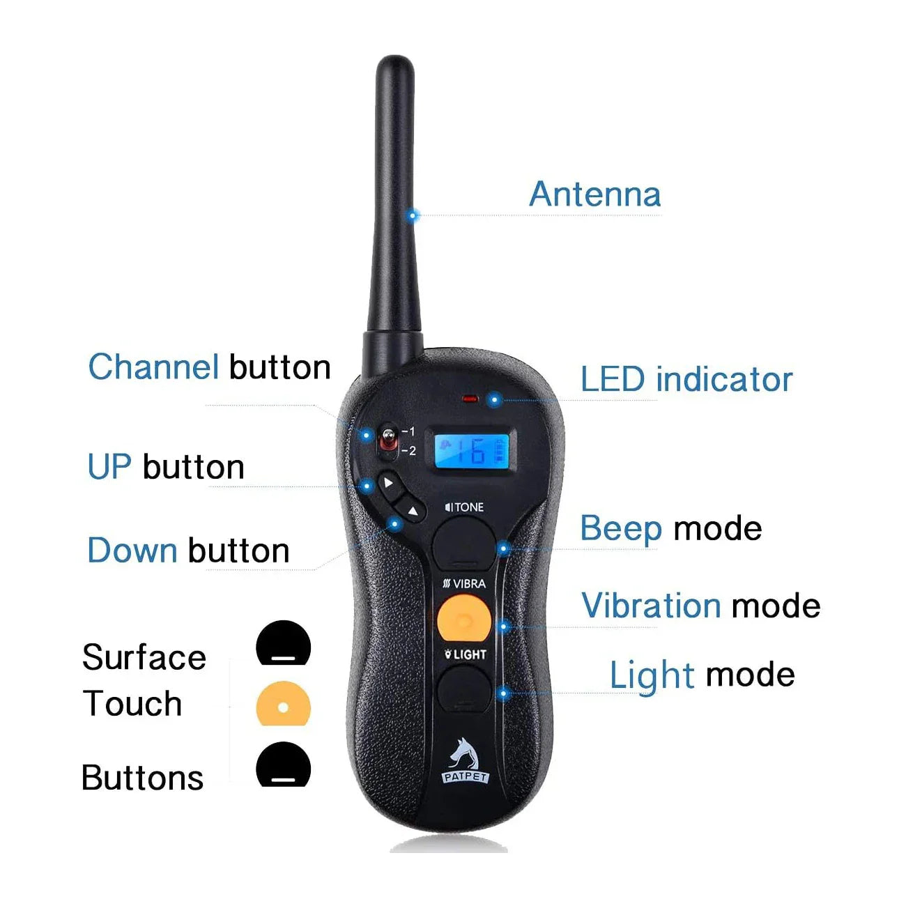 Rechargeable Waterproof Dog Training Collar