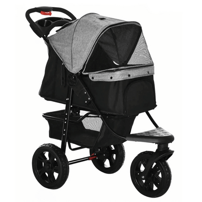 Pet Stroller Cargo Compartment For Walking - Pupporia