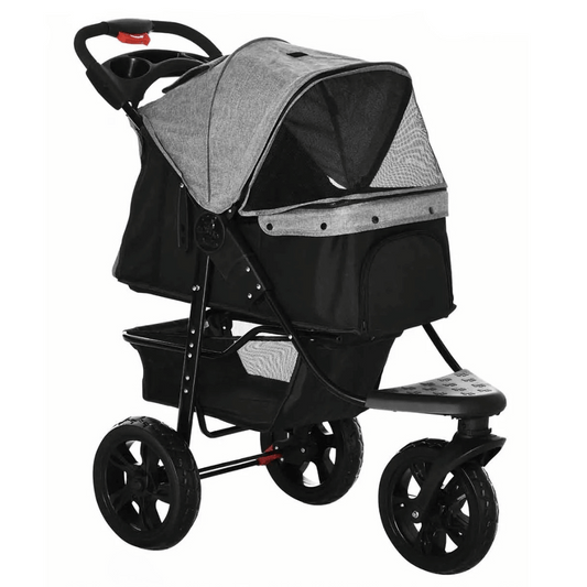 Pet Stroller Cargo Compartment For Walking - Pupporia