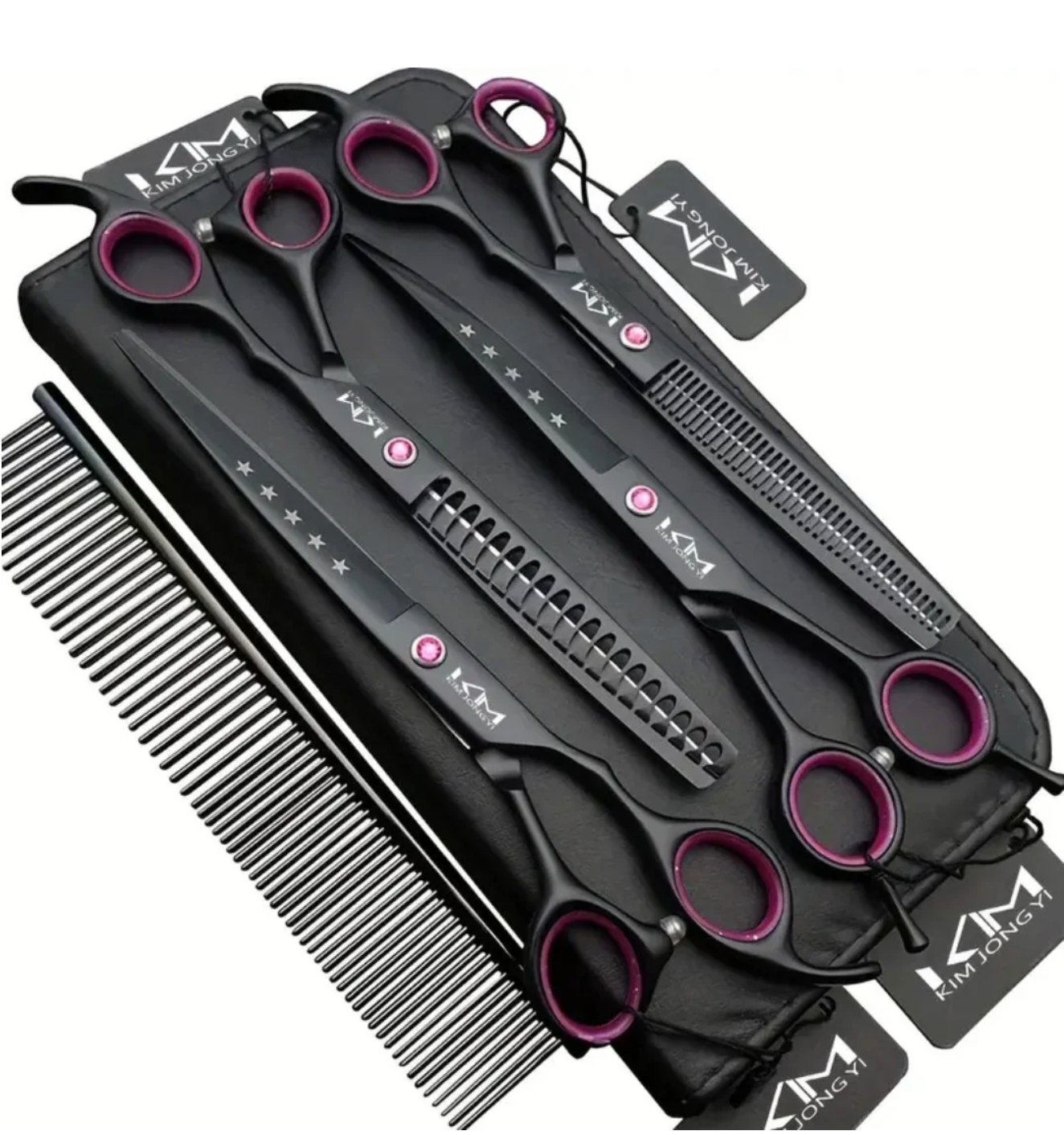 Dog Grooming Kit Stainless Steel Pet Grooming Tools - Pupporia