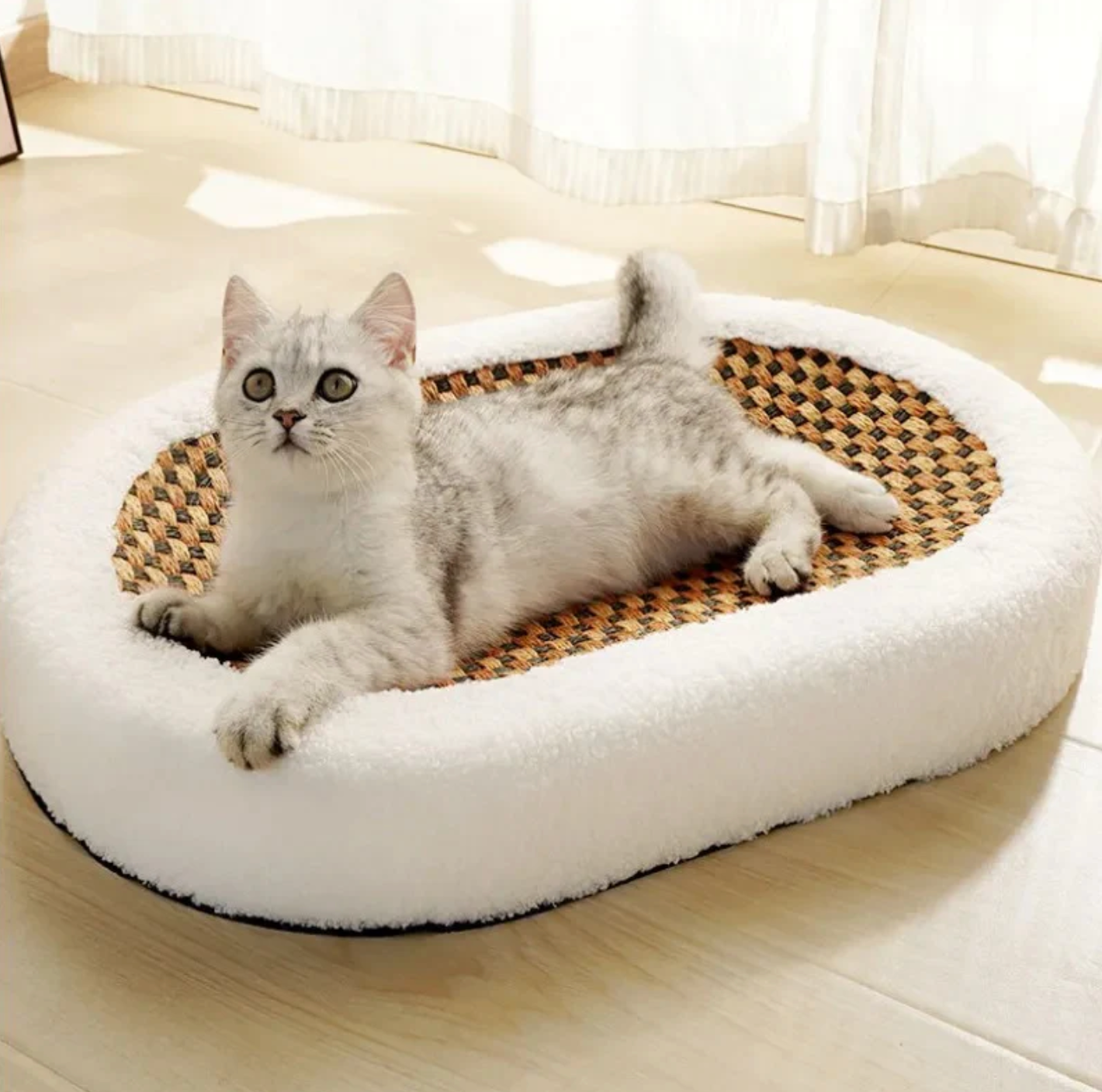 Deluxe Cat Bed Plush - Pupporia