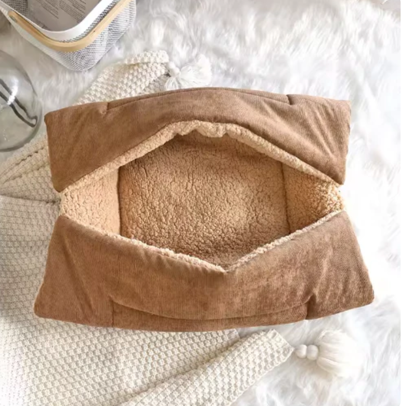 Ultra Plush Cat Bed Soft Cloud Comfort