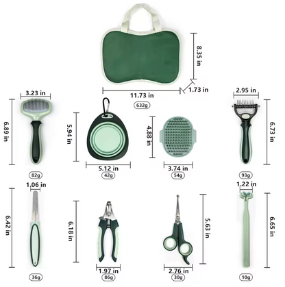 Pet Grooming Kit 8-In-1 Multi Tool