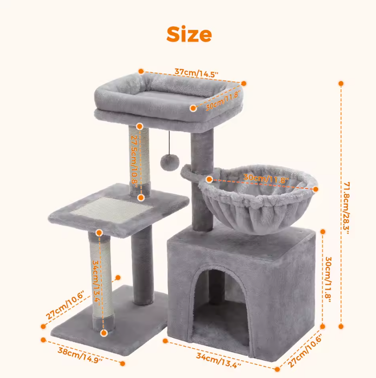 Indoor Cat Tree Tower