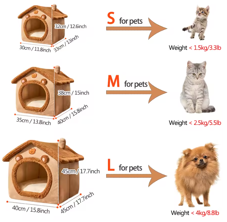 Foldable Pet House Collapsible