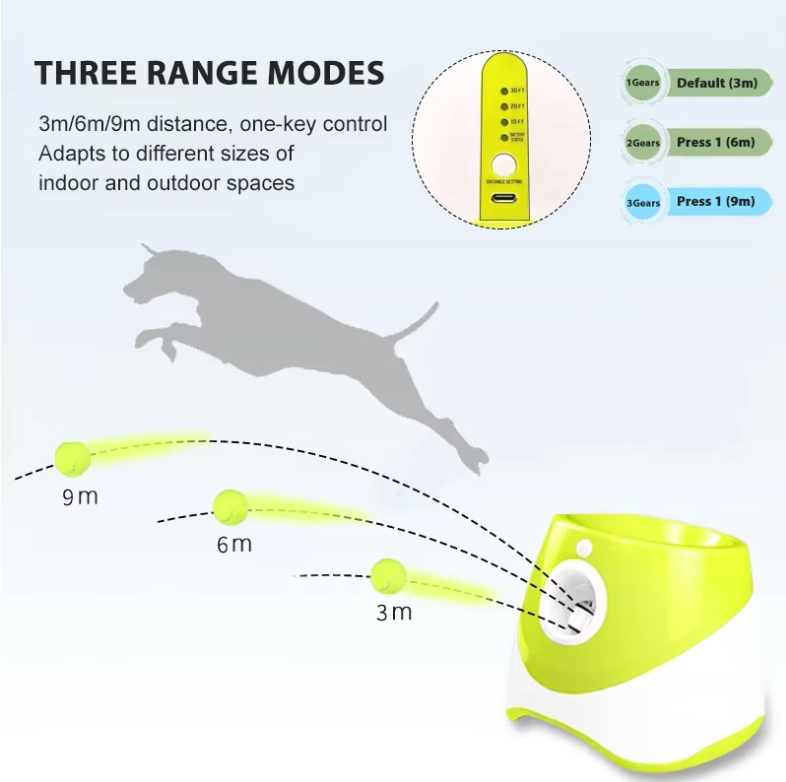 Automatic Dog Ball Launcher Interactive