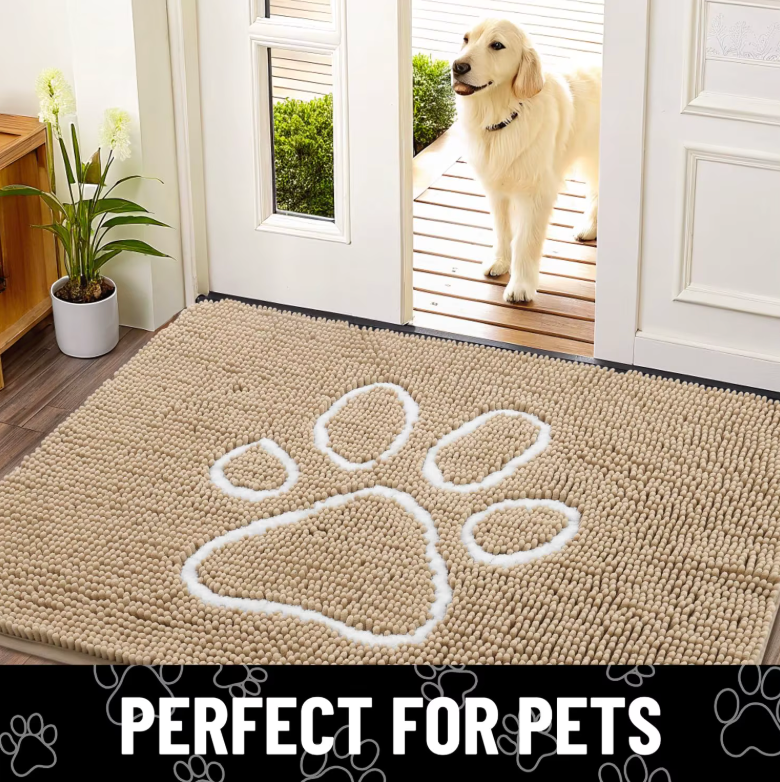 Olanly Chenille Mud Trapper Door Mat -> Chenille Door Mat Mud Trapper