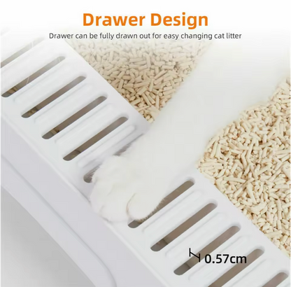 Foldable Cat Litter Box Enclosed