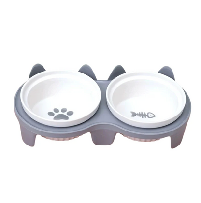 Pet Feeding Station Adjustable Comfort Tilt
