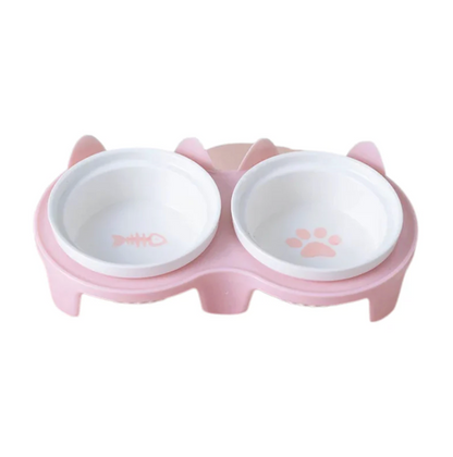 Pet Feeding Station Adjustable Comfort Tilt