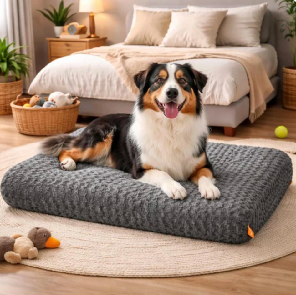 Large Plush Dog Bed Mat Xxl