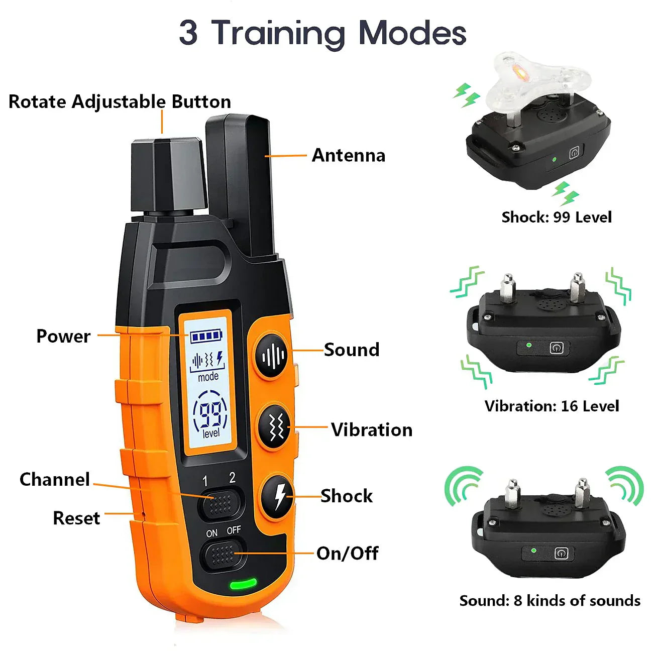 BowLift | Advanced Dog Training Collar with Remote Control – Waterproof, Rechargeable, Up to 1000m Range 1