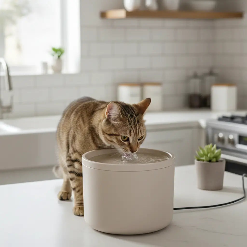 Ceramic Pet Water Dispenser 1L - Pupporia