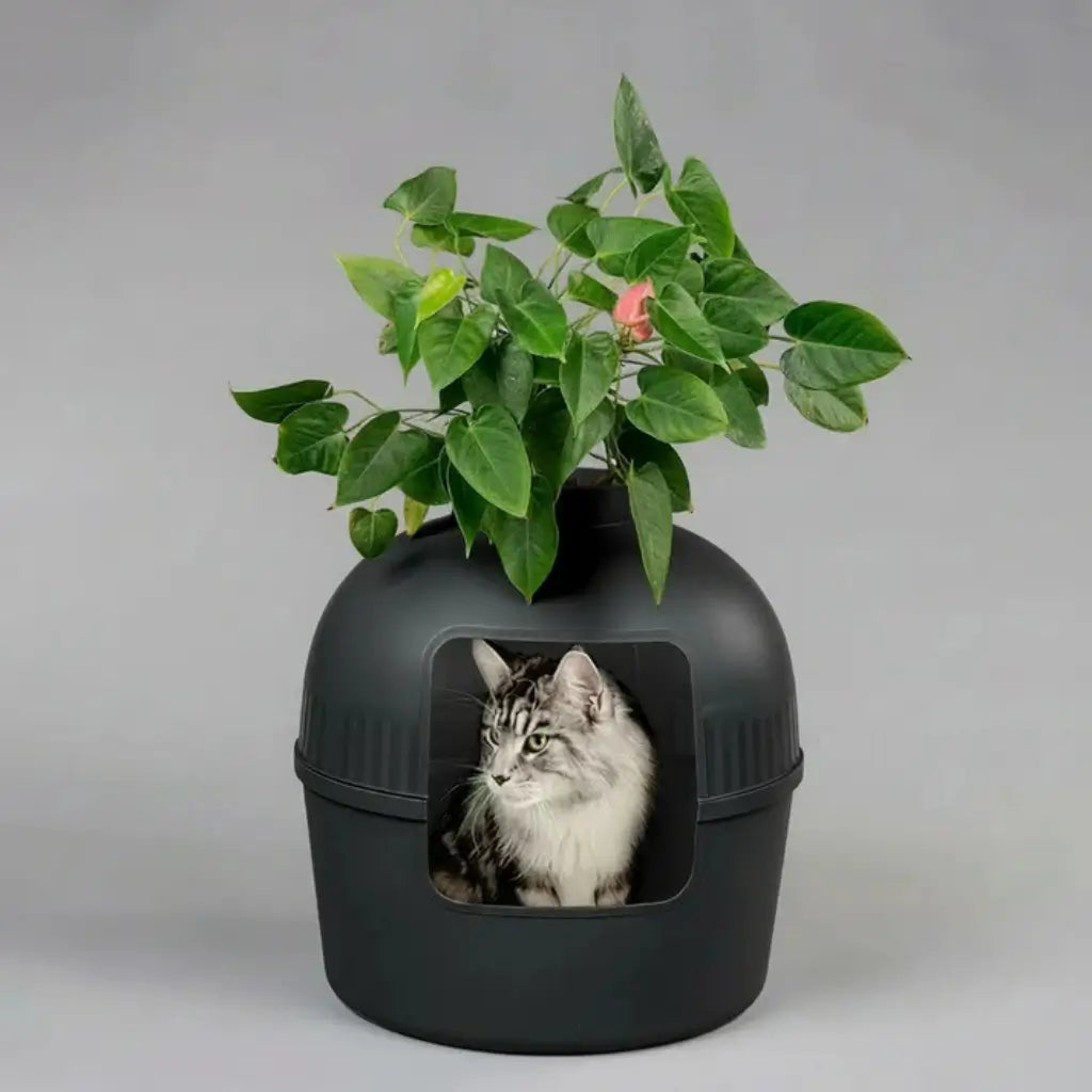 Extra Large Hidden Cat Litter Box Floral Design - Pupporia