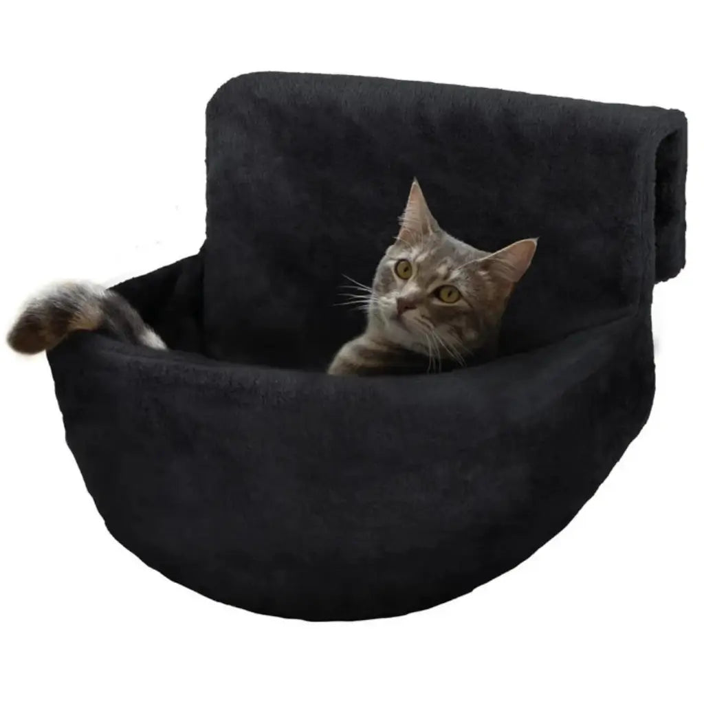Cat Radiator Bed Warm Fleece Hammock Iron Frame - Pupporia
