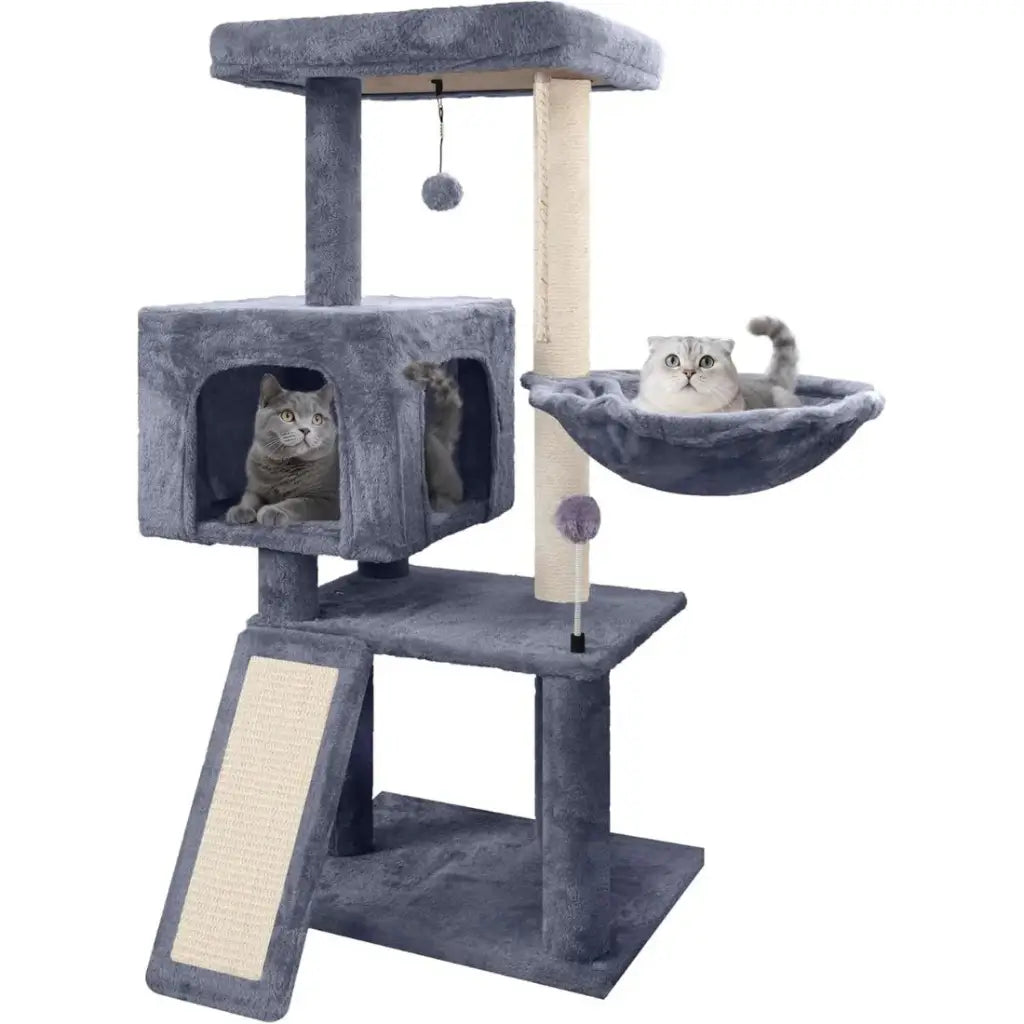 Cat Climbing Tower 88cm Indoor Kitten Condo Hammock - Pupporia