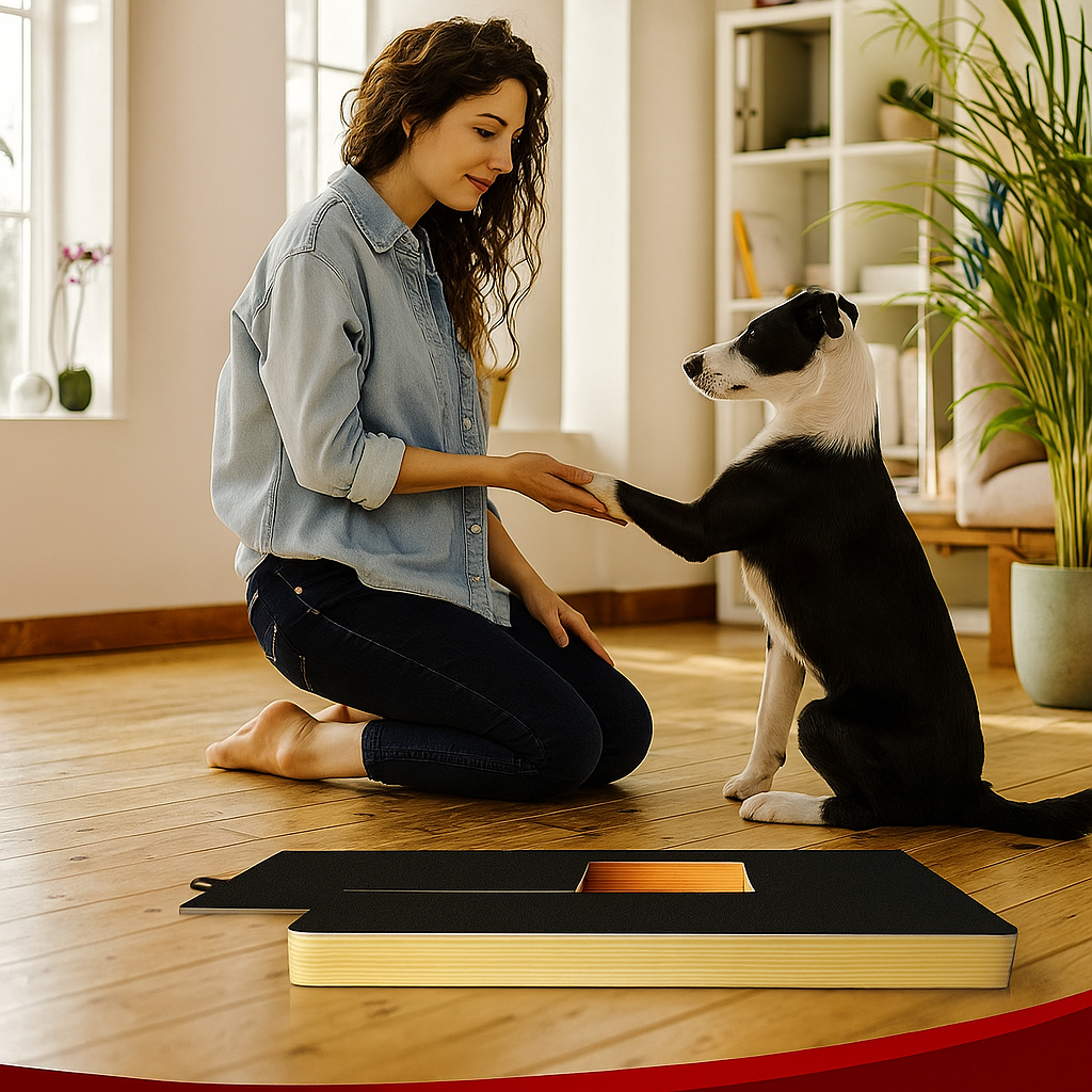 Interactive Dog Treat Puzzle Board