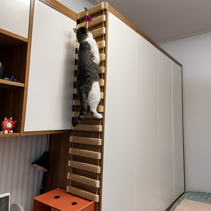 Climbing Bridge Hanging Ladder For Wall Mounted Cat Play Areas