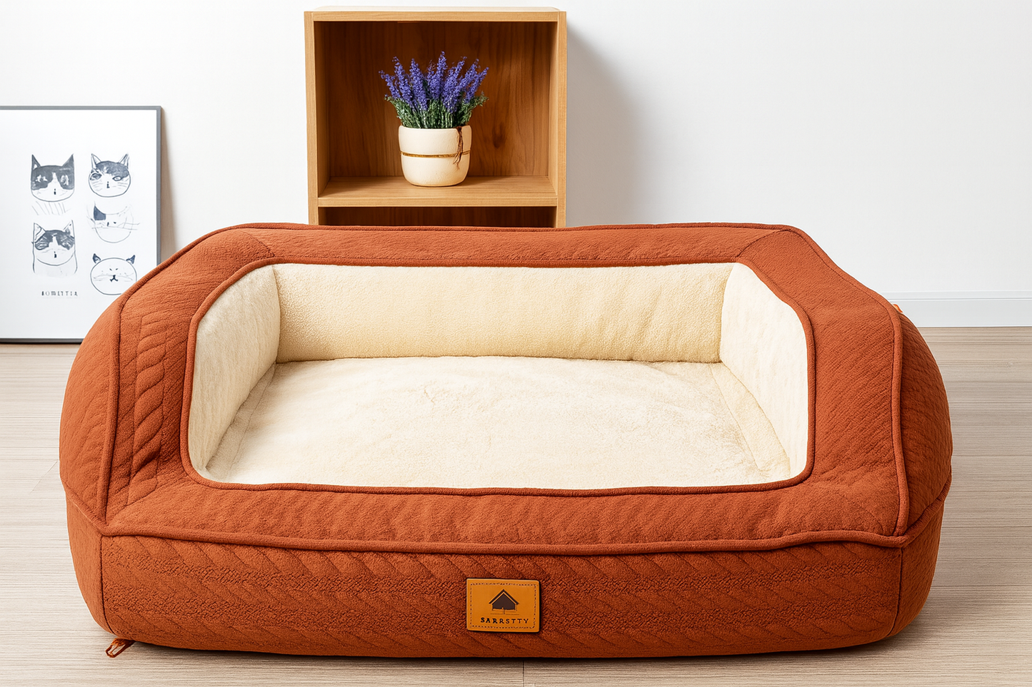 Ergonomic Dog Bed Orthopedic Memory Foam - Pupporia