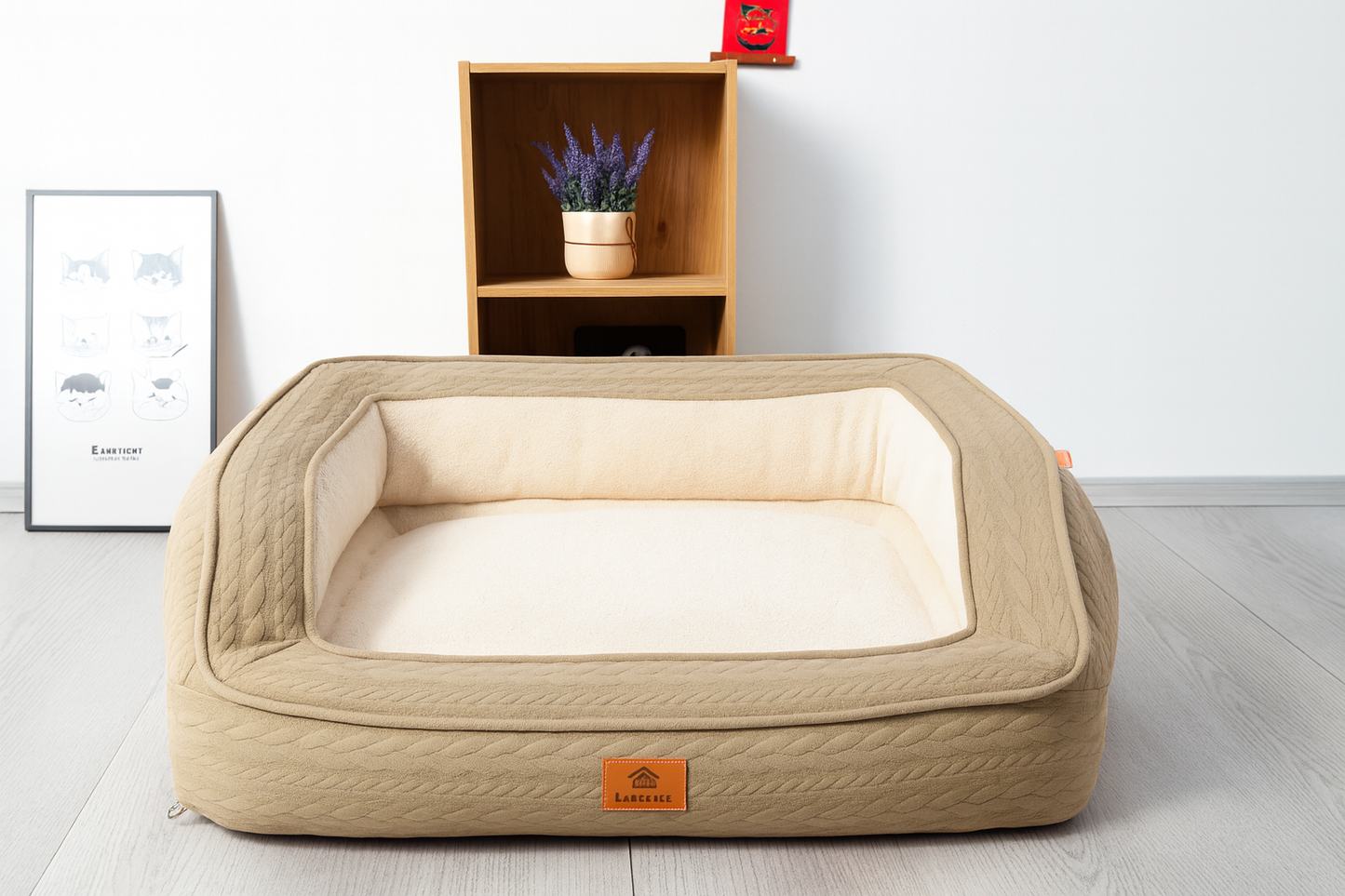 Ergonomic Dog Bed Orthopedic Memory Foam