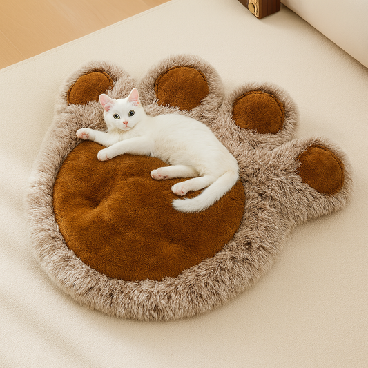 Paw Shaped Pet Bed For Dogs And Cats - Pupporia