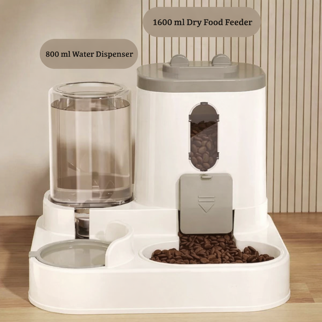 Automatic Pet Food And Water Dispenser