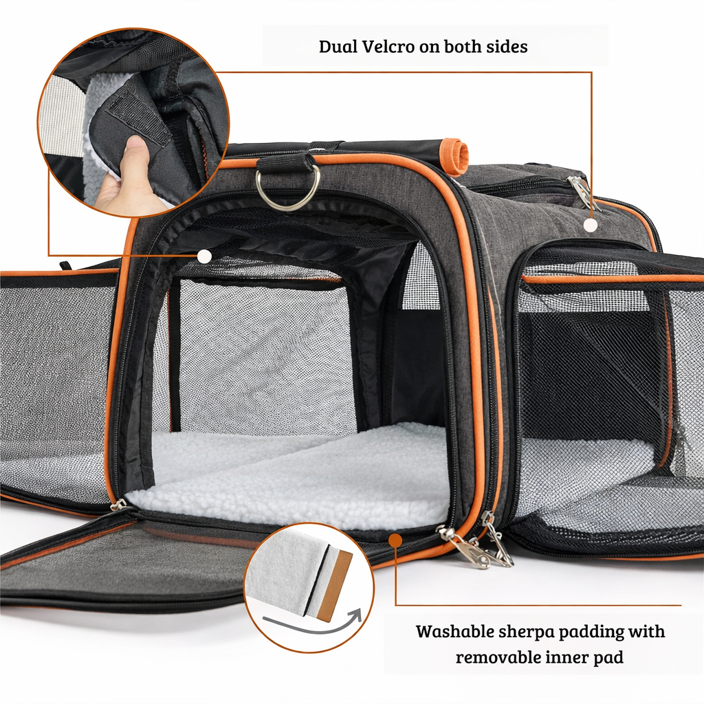 Expandable Pet Carrier Soft Sided