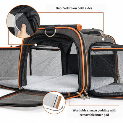 Expandable Pet Carrier Soft Sided
