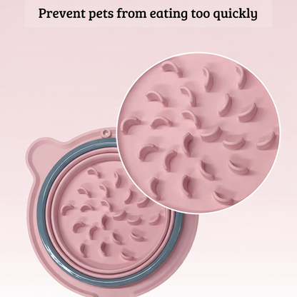 Collapsible Silicone Pet Food Bowl