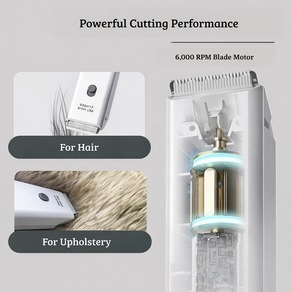 Cordless Pet Hair Clipper