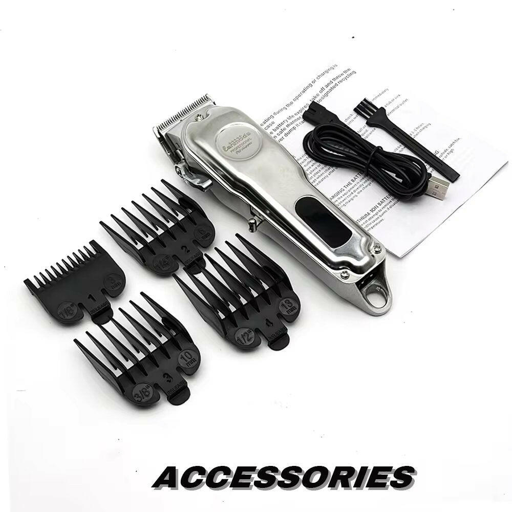 Pet Grooming Trimmer Set Adjustable Blades Quiet