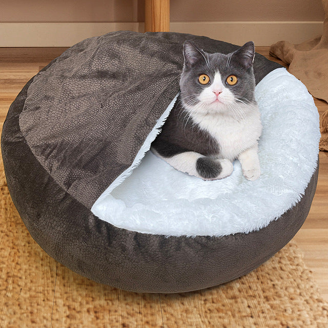 Pet Bed Plush Blanket for Cats Dogs