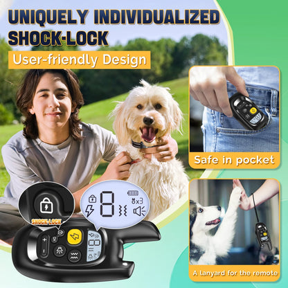 Customisable Dog Shock Collar for Safe-Static Anti-Bark Training 1