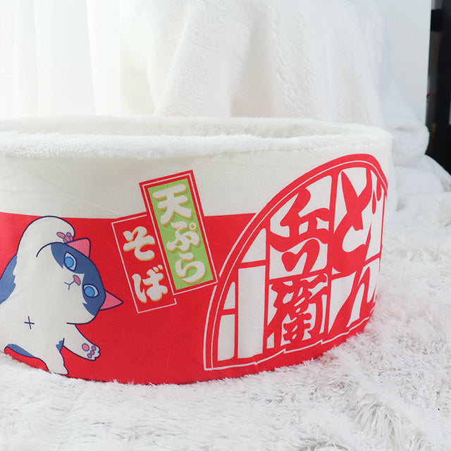 Cat Noodle Bed Soft Plush
