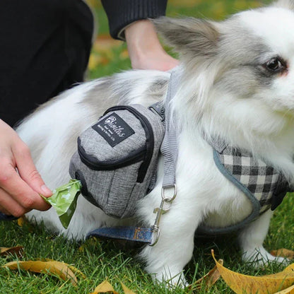 Dog Poop Bag Holder With Treat Pocket