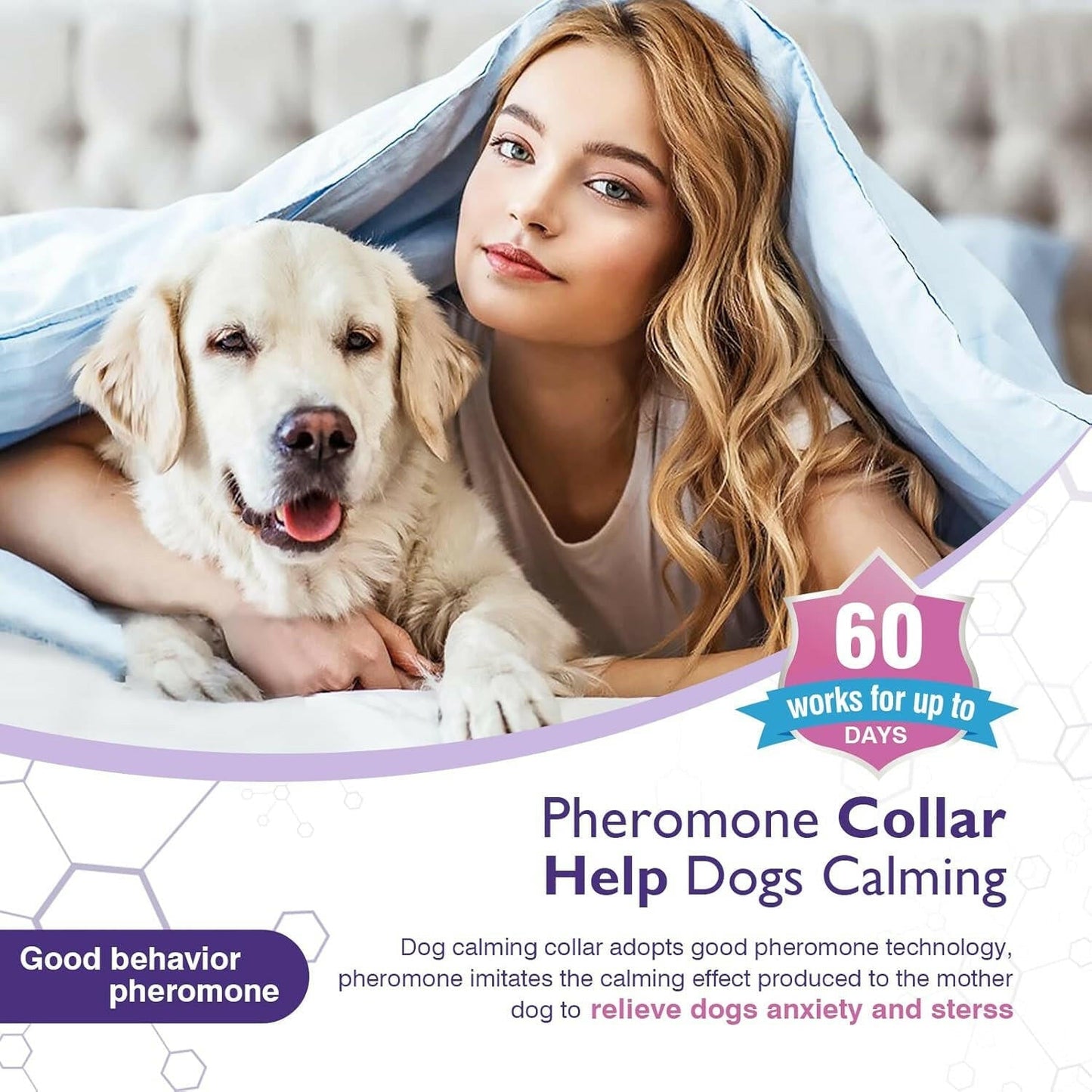 Dog Anxiety Collar Natural Pheromones