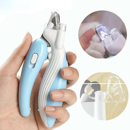 Pet Nail Trimmer With Led Light Safety Guard