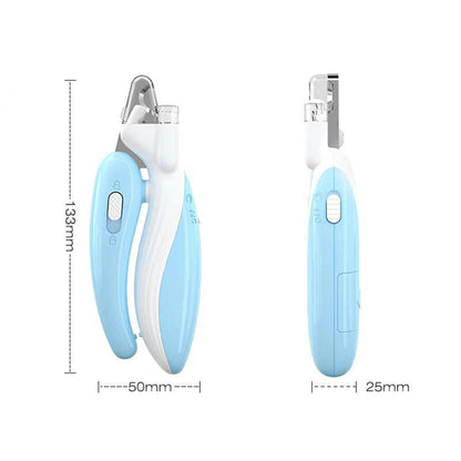 Pet Nail Trimmer With Led Light Safety Guard