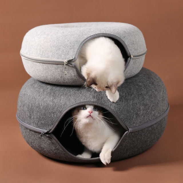 Cat Play Tunnel Bed