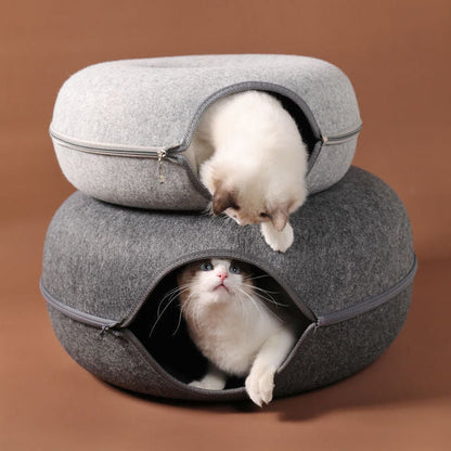 Cat Play Tunnel Bed