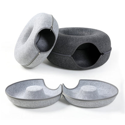 Cat Play Tunnel Bed