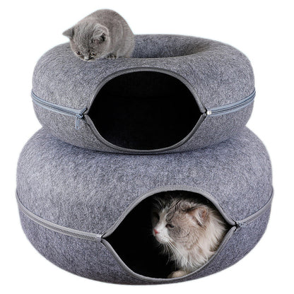 Cat Play Tunnel Bed