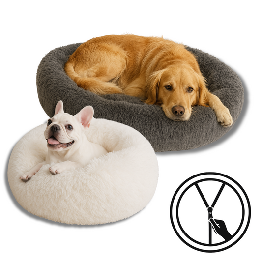 Premium Calming Dog Bed with Washable Cover