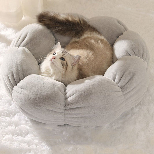Petal Soft Cat Bed House -> Cat Pet Bed Soft House Revised to fit - Pupporia