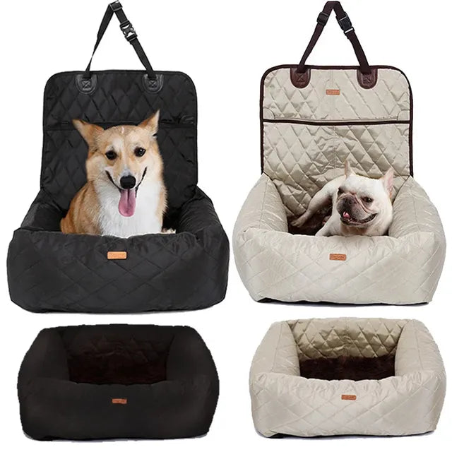 Pet Car Booster Seat Collapsible Cushion Basket