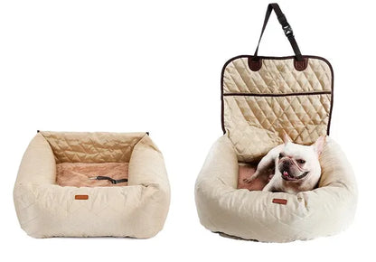 Pet Car Booster Seat Collapsible Cushion Basket