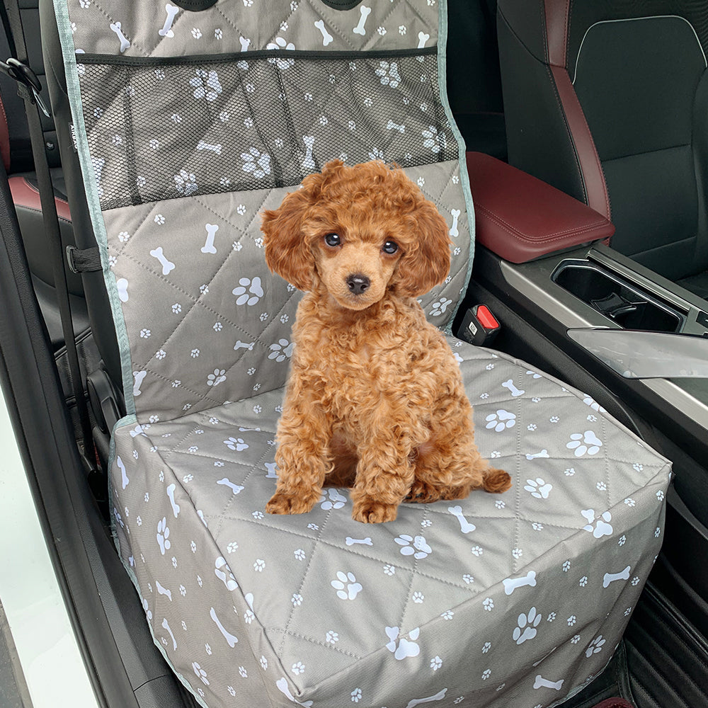 Pet Car Seat Cover With Storage Pockets - Pupporia