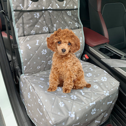Pet Car Seat Cover With Storage Pockets - Pupporia