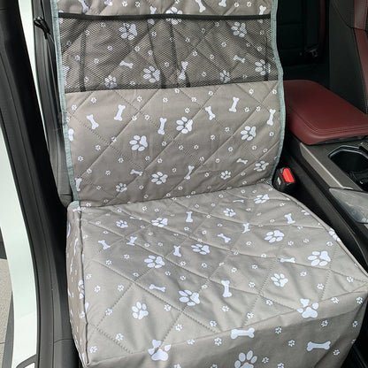 Pet Car Seat Cover With Storage Pockets